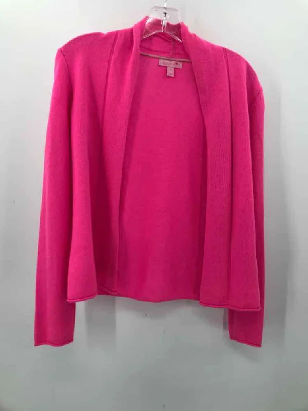 Pre-Owned Lilly Pulitzer Pink Size XS Cardigan Sweater Bright Pastel Dark