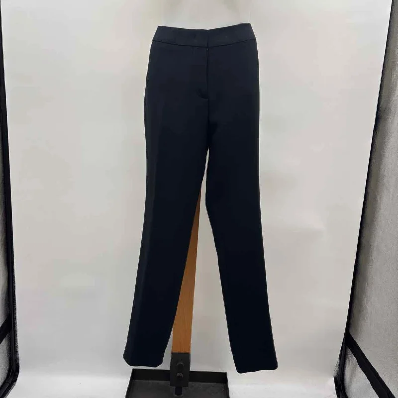 Burberry Women's Size 12 Black Pants Relaxed Casual Leggings