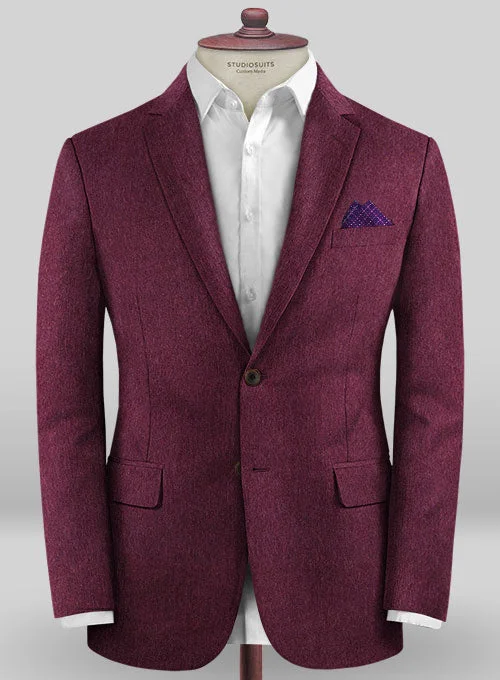 Colombo Wine Cashmere Jacket Satin Fabric Silk Fabric Chiffon Fabric