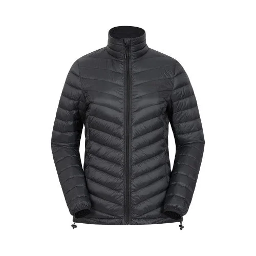 Mountain Warehouse Womens/Ladies Extreme II Featherweight Down Jacket Zip Front Button Front Snap Front Mountain Warehouse Womens/Ladies Extreme II Featherweight Down Jacket Zip Front Button Front Snap Front