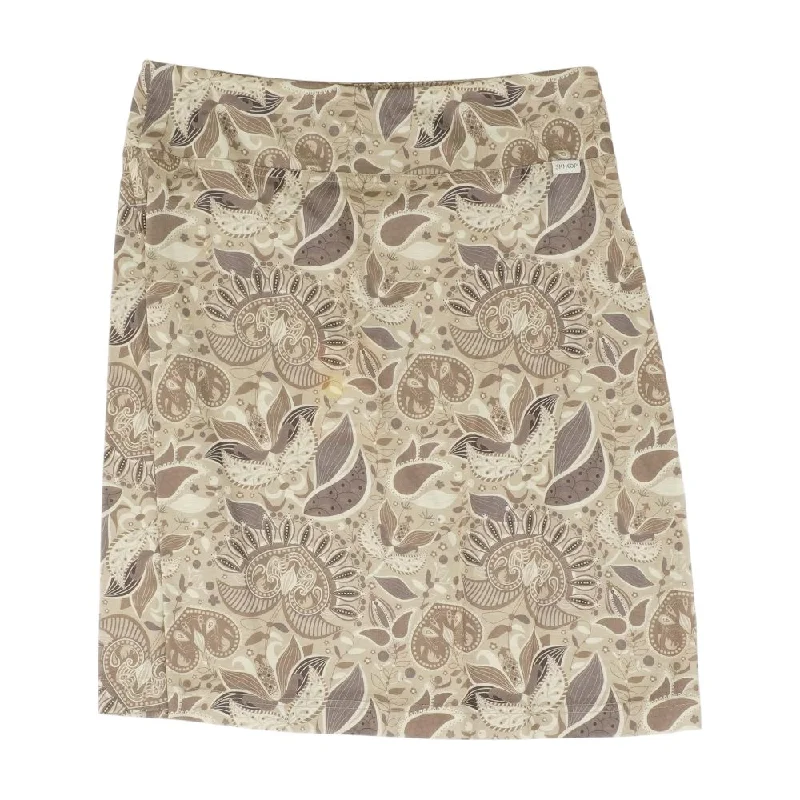 Green Geometric Midi Skirt satin skirt smooth