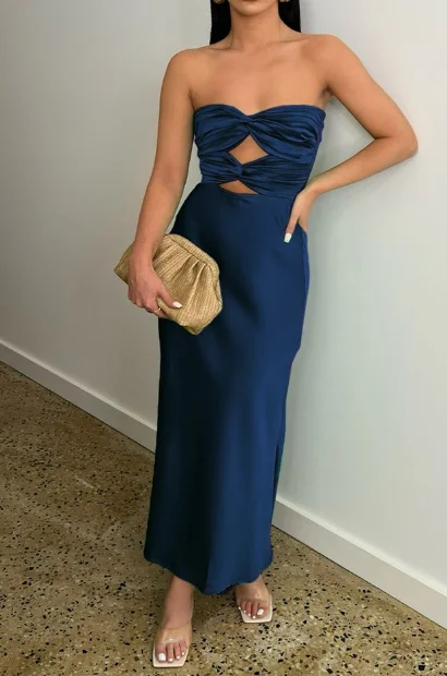 Navy Blue Sweetheart Neck Sheath Party Dress Sexy Prom Dress cc2356 Tunics Occasion special Navy Blue Sweetheart Neck Sheath Party Dress Sexy Prom Dress cc2356 Tunics Occasion special