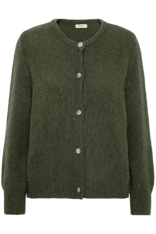 Gulvig Knit Cardigan Elasticated Padded Insulated