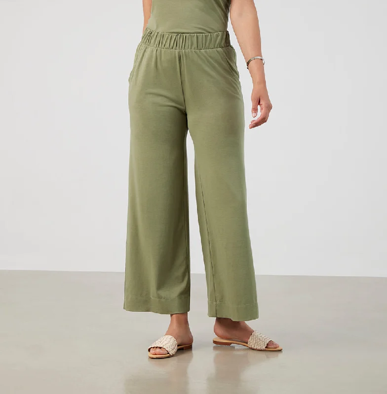 Threshold Wide Leg Pants Standard Fit - Sage Green High-Waist Jeans