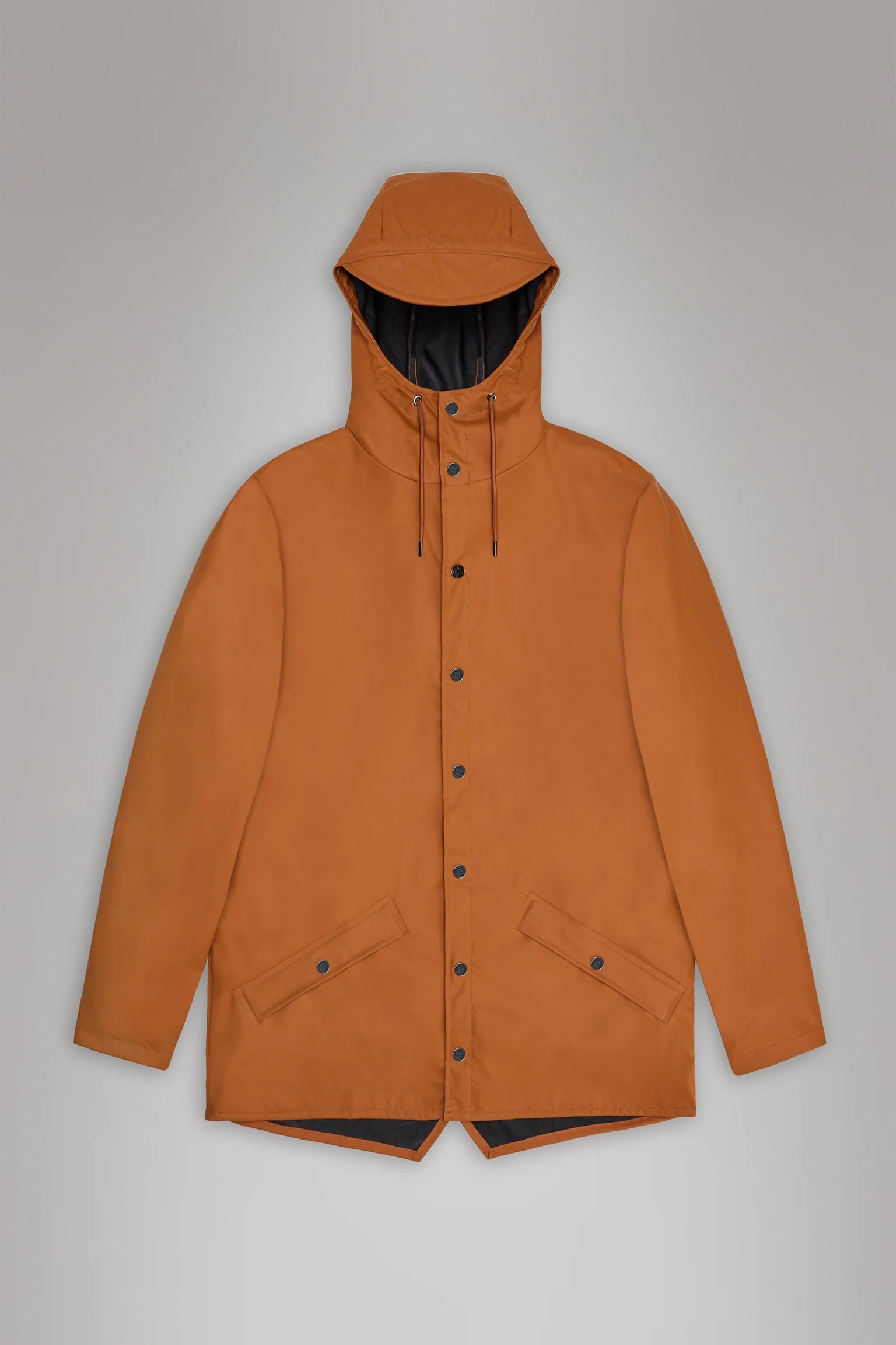 JACKET RUST Toggled Jacket Drawstring Jacket Belted Jacket