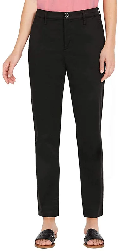 Nautica Ladies' Stretch Ankle Pant Fashionable Button-Up Pants