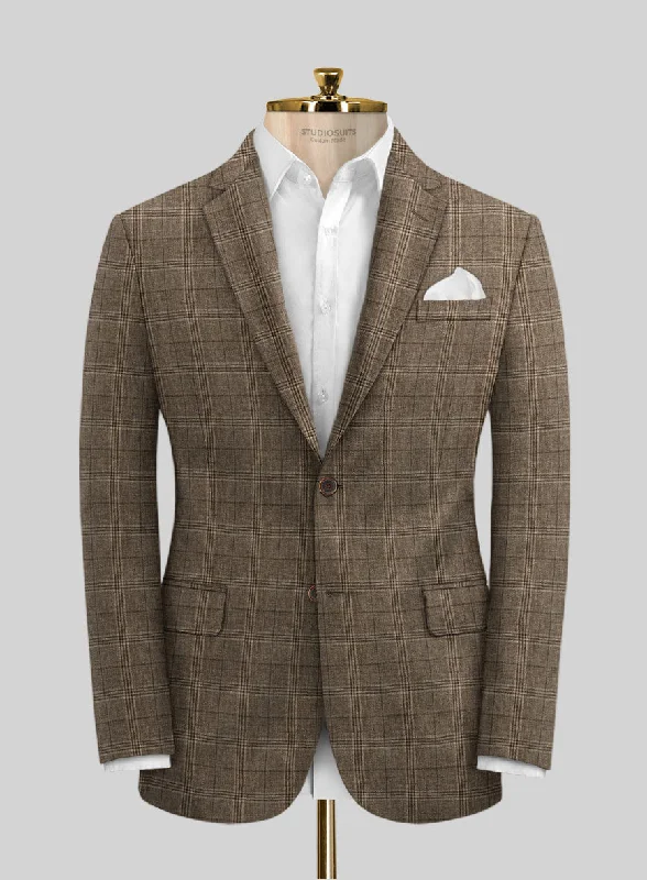 Solbiati Linen Viole Jacket Hoodie Zip-Up Jacket Button-Up Jacket