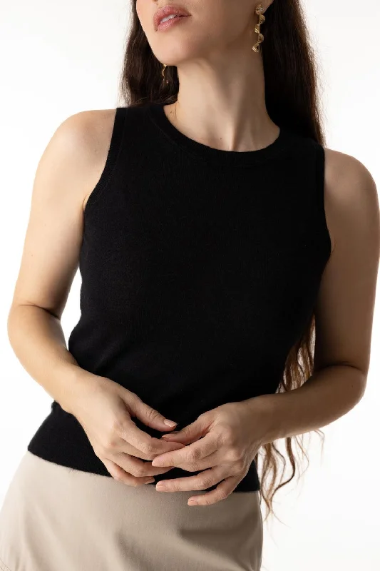 SLEEVELESS TANK TOP halter tank top