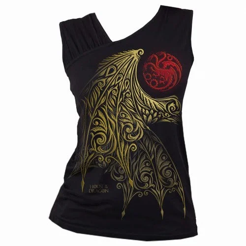 Spiral Direct Womens/Ladies House Of The Dragon Tank Top fitted tank top