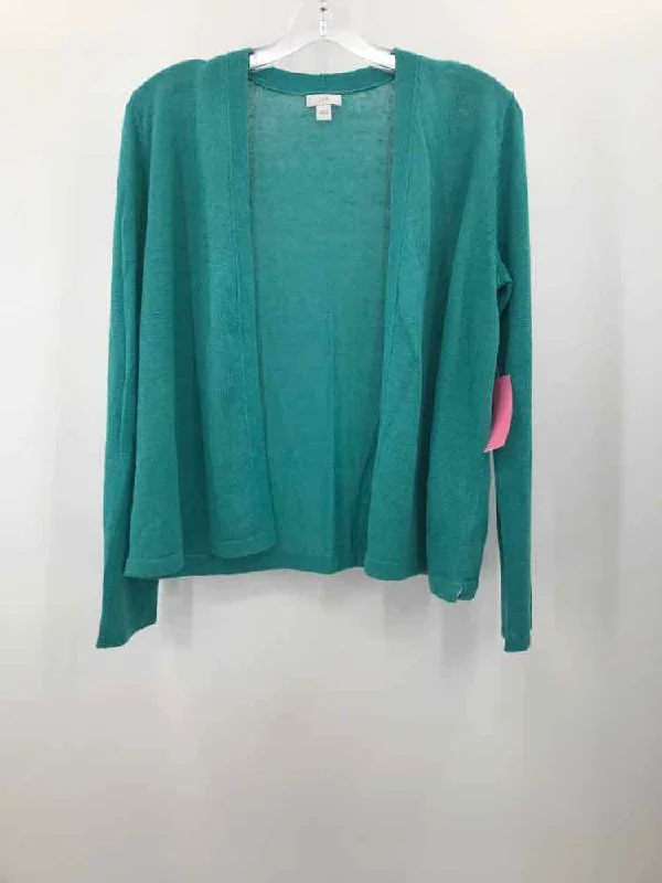 Pre-Owned J Jill Blue Size Small Cardigan Sweater Asymmetrical,ymmetric Pencil Cardigan