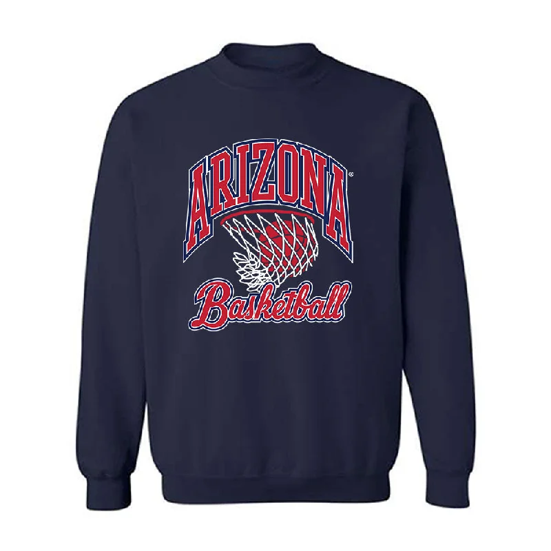 Arizona - NCAA Women's Basketball : Paulina Paris - Sports Shersey Crewneck Sweatshirt Hoodie with Slit Hem Functional Movement Arizona - NCAA Women's Basketball : Paulina Paris - Sports Shersey Crewneck Sweatshirt Hoodie with Slit Hem Functional Movement