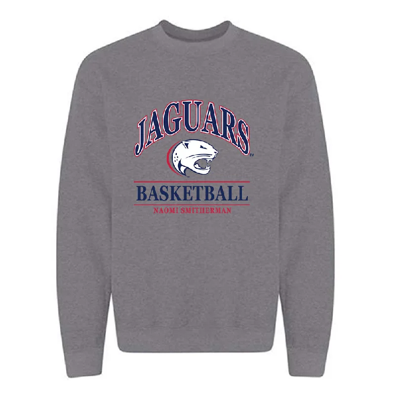 South Alabama - NCAA Women's Basketball : Naomi Smitherman - Classic Fashion Shersey Crewneck Sweatshirt Hoodie with Hem Contrast Bold Stylish South Alabama - NCAA Women's Basketball : Naomi Smitherman - Classic Fashion Shersey Crewneck Sweatshirt Hoodie with Hem Contrast Bold Stylish