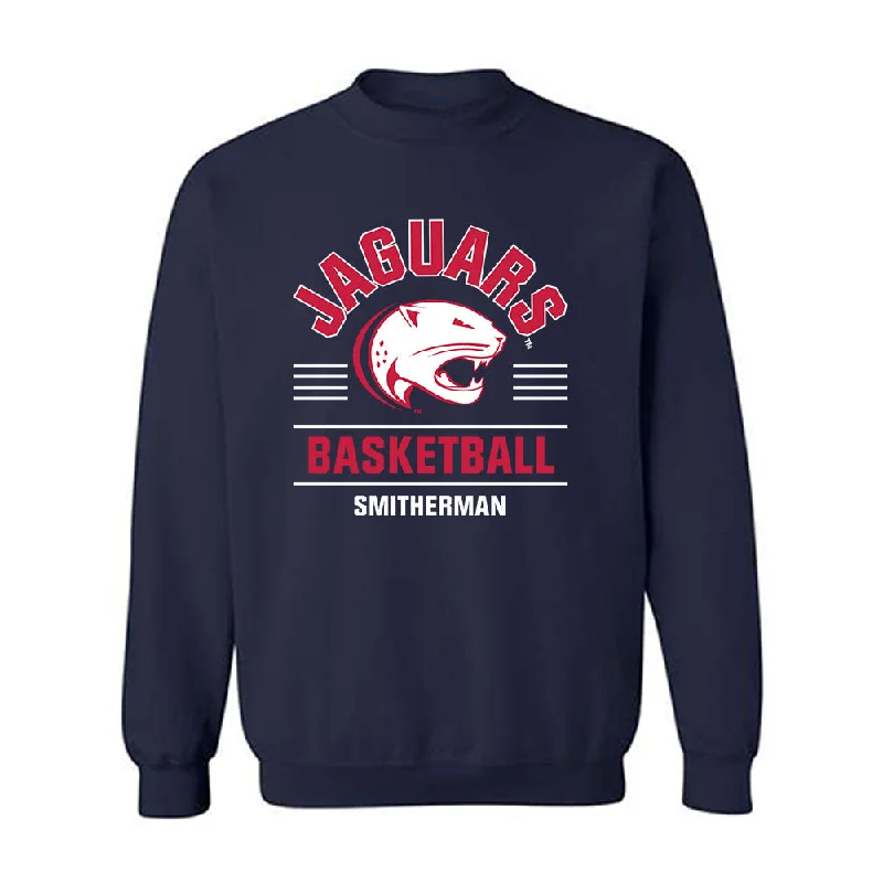 South Alabama - NCAA Women's Basketball : Naomi Smitherman - Classic Fashion Shersey Crewneck Sweatshirt Hoodie with Full-Zip Functional Layering South Alabama - NCAA Women's Basketball : Naomi Smitherman - Classic Fashion Shersey Crewneck Sweatshirt Hoodie with Full-Zip Functional Layering