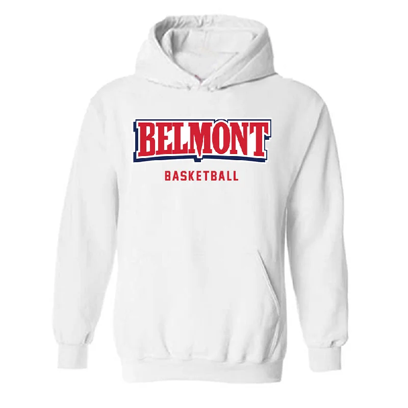 Belmont - NCAA Women's Basketball : Kensley Feltner - Classic Shersey Hooded Sweatshirt Hoodie with Side Slits Relaxed Casual Belmont - NCAA Women's Basketball : Kensley Feltner - Classic Shersey Hooded Sweatshirt Hoodie with Side Slits Relaxed Casual