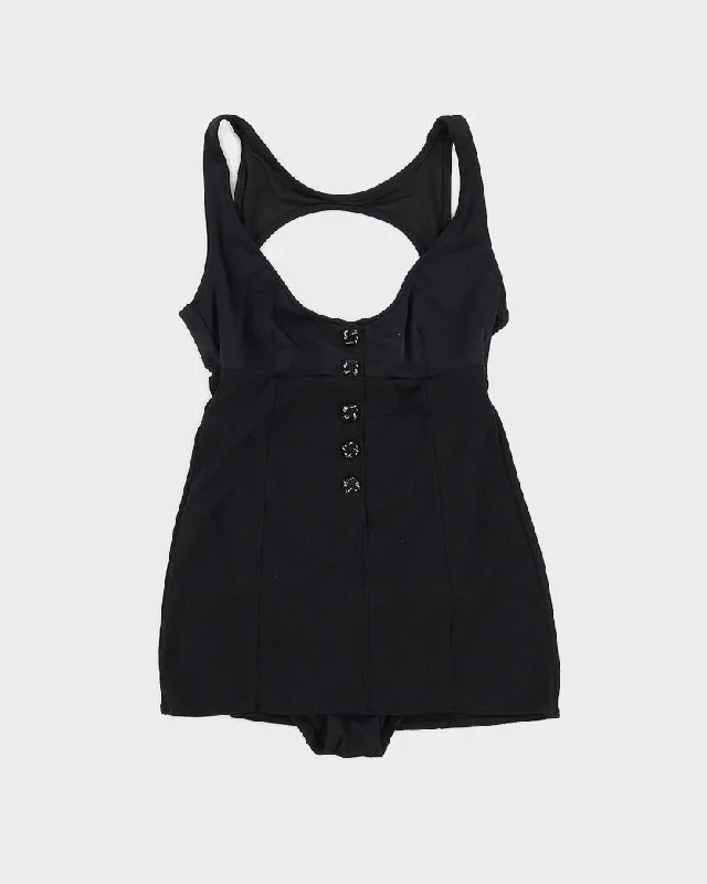 Victoria Secret Black Swimsuit - XS Retro-Inspired Bikini Set