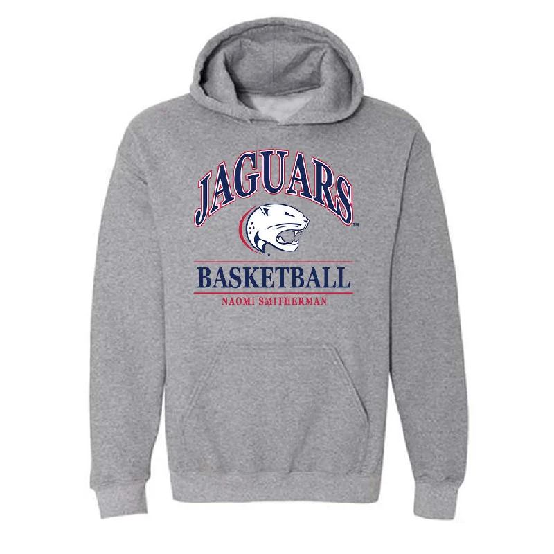 South Alabama - NCAA Women's Basketball : Naomi Smitherman - Classic Fashion Shersey Hooded Sweatshirt Hoodie with Turtle Neck Cozy Winter South Alabama - NCAA Women's Basketball : Naomi Smitherman - Classic Fashion Shersey Hooded Sweatshirt Hoodie with Turtle Neck Cozy Winter