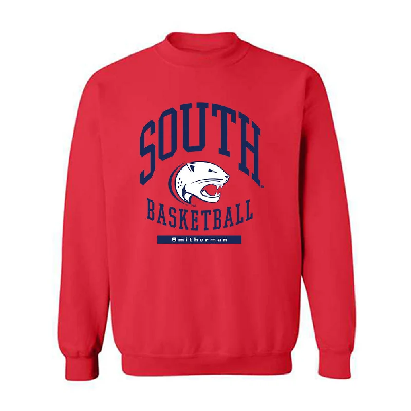 South Alabama - NCAA Women's Basketball : Naomi Smitherman - Classic Fashion Shersey Crewneck Sweatshirt Hoodie with Hem Raw Edge Edgy Unfinished South Alabama - NCAA Women's Basketball : Naomi Smitherman - Classic Fashion Shersey Crewneck Sweatshirt Hoodie with Hem Raw Edge Edgy Unfinished